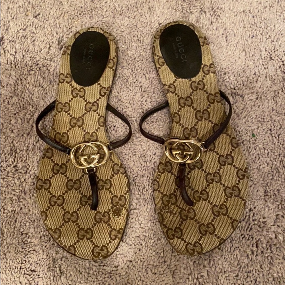 GUCCI sandals! Really beautiful.
